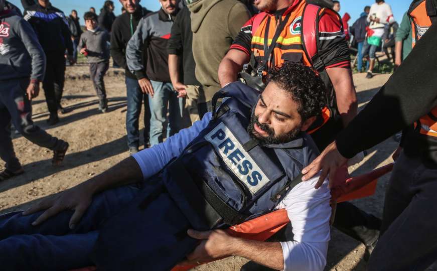 Izraelski vojnici ranili Mustafu Hassunea, fotoreportera Anadolu Agency